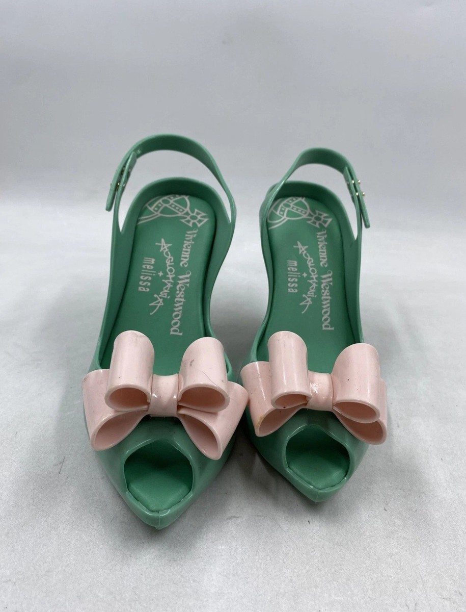 【新品、希少】Vivienne Westwood×Melissa Vivienne Westwood x Melissa Green Bow Pump W 7 | eBay