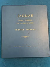 MANUALE OFFICINA JAGUAR MK II ORIGINALE JAGUAR PUBBLICAZIONE DI FABBRICA BUONE CONDIZIONI