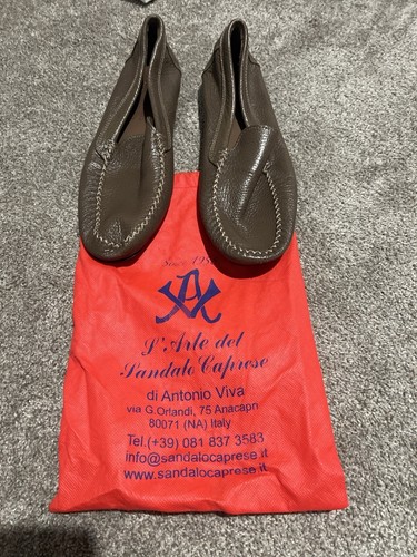 Italian Leather Loafers, Brown, Size 47 - Picture 3 of 6