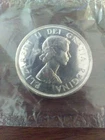 1964 Canadian Proof Like SILVER Dollar 100th Annv $1 Coin in Original Cellophane