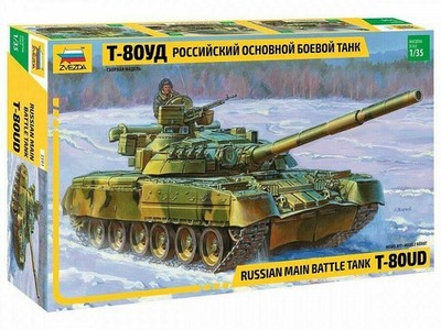 Zvezda 3591 T80UD Russian Main Battle Tank Military Model 1/35