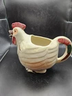 Vtg 40s Shawnee Pottery Chanticleer Chicken Rooster Water Pitcher
