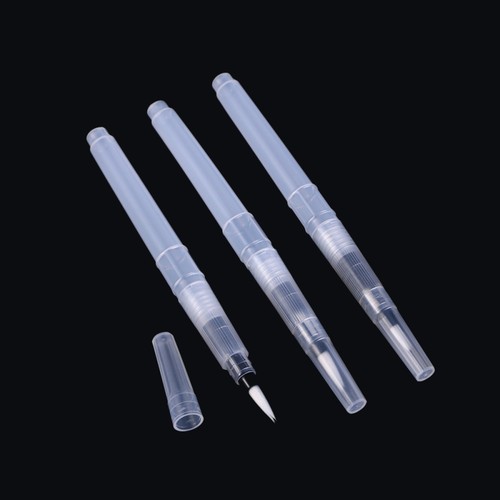  3 PIEZAS Pincel de Agua Pluma de Tinta para Pincel de Agua Acuarela Caligrafía Pintura - Imagen 7 de 12