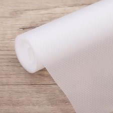 Shelf Liner 17.7" x 9.8ft EVA Non-Slip Drawer Mats Diamond Texture Clear