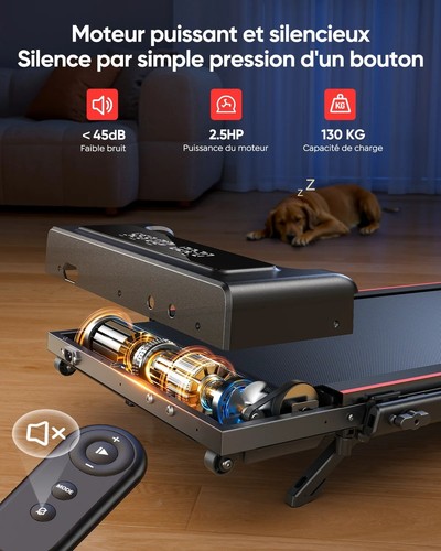 Laufband klappbar 4 in1 elektrisch 12 km/h Neigung 9% kompakt leise - Bild 5 von 7