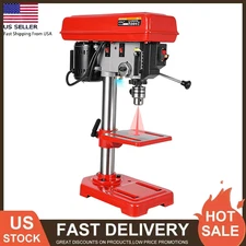 8" Benchtop Drill Press Benchtop Drill Machine w/ 5 Adjustable Speed 620-3100RPM