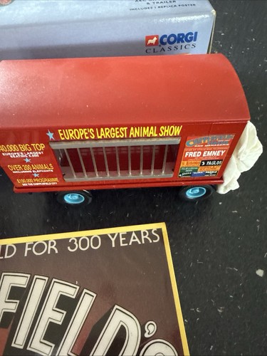 CORGI 1/50 - 97889 AEC CAGE TRUCK & TRAILER - CHIPPERFIELDS CIRCUS - Picture 4 of 9