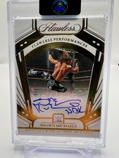 2024 Flawless WWE Shawn Michaels Flawless Performances #FP-SHM Gold  Auto 2/10