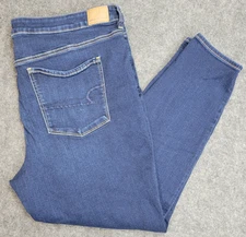 American Eagle Jegging Womens 24R Dark Wash Stretch Skinny Denim Preppy Y2K