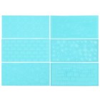 6pcs Clay Impression Mats Clay Texture Impression Mat Texture Tools