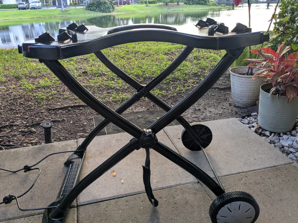 Carro Webber Q 1000/2000 montaje en rack montaje en rack negro Foto 3 de 4