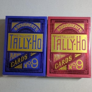 Tally-Ho Gold Trim 青裏、赤裏 2デックセット Tally-Ho Gold Trim 青裏、赤裏 2デックセット プレミア品