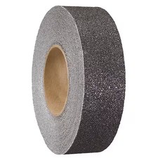 Anti-Slip Tape Aluminum Oxide 60 Grit Size, Black, 2" W X 60 Ft. L, 42 Mil