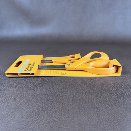 Fiskars Scissors Set Original Orange-Handled Scissors 8" and No. 5 Micro-Tip - Picture 7 of 7