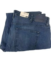 Chaps Men's Jeans Classic Fit Slim Straight Leg Jeans 40x30 Stretch Blue
