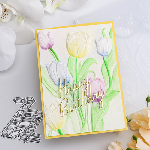 3D Prägefolder Vintage Blume Knospe Schablone für DIY Scrapbooking Handwerk - Bild 5 von 6