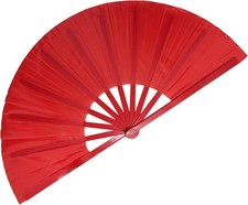 13Inch Large Folding Hand Rave Fan,Clack Handheld Popping Fan Clacking Fans for