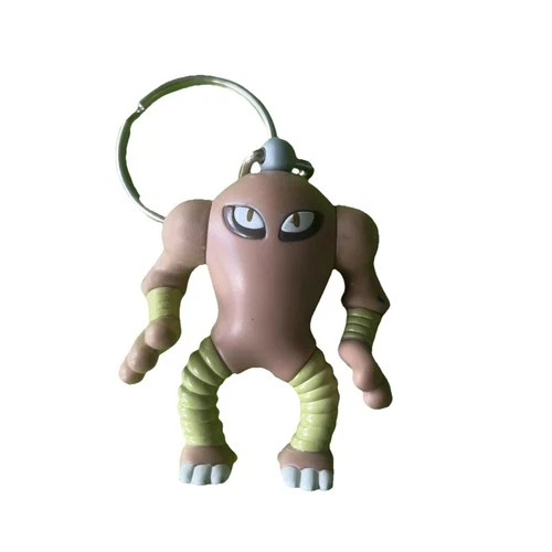 HITMONLEE Keychain Figure - 1999 Pokemon Burger King Toy Vintage