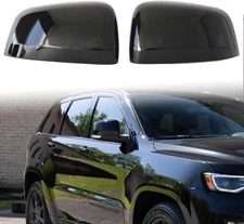 Top Half Mirror Covers for 2011-2022 Jeep Grand Cherokee WK 11-24 Dodge Durango