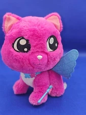 Pink Kitty Cat Tic Tac Toy 8" Plush Stuffed Animal wings unicorn staff collar