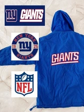 NFL New York Giants APEX One Pro Line Jacket XL Blue - Used Good Condition