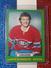 Larry Robinson Rookie 1972/73 HABS Legend! The Big Bird! O-Pee-Chee #237🏒💎