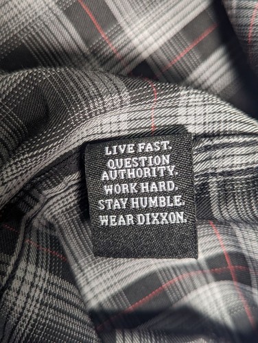 NWT Dixxon Flannel Bamboo Blend Short Sleeve Shirt Plaid THE GRIM Men’s 4XL Red - Picture 10 of 12