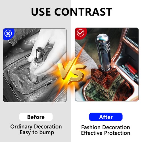 Shifter Boot Cover Bride Racing Hyper Fabric Shift Knob MT/AT Stitches For Cars - Picture 5 of 19