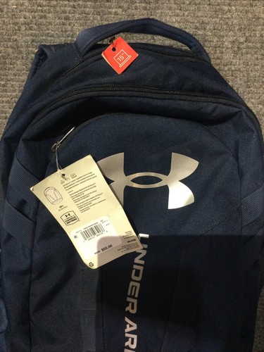 Rucksack Under Armour HUSTLE 5.0 Training Schulrucksack Blue 1361176-408 - Picture 5 of 7