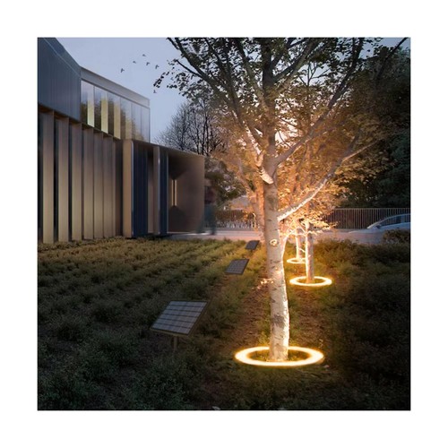 Solar Palm Tree Lights Outdoor, 12000 mAh & 32 LEDs Warm Light Outdoor Upligh... - Picture 7 of 9