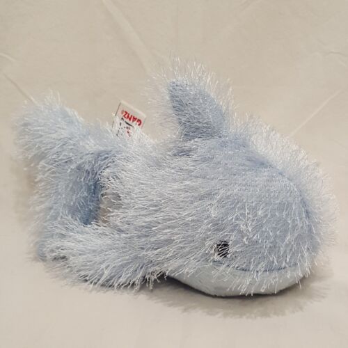 Blue Whale Webkinz No Code Ganz Plush Stuffed Animal 10" Long Toy Ocean