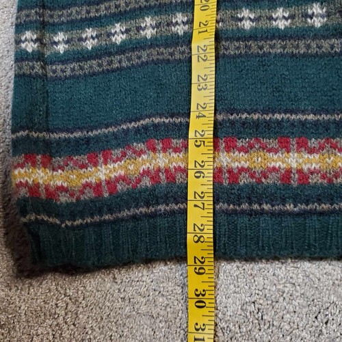 Vintage Woolrich Christmas Sweater Wool Mens XL Woven Knit Pull Over Made in USA - Picture 8 of 8