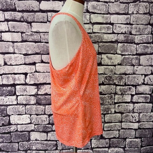 Under Armour Orange & White Sleeveless Tank Size XL Polyester & Elastane - Picture 7 of 8