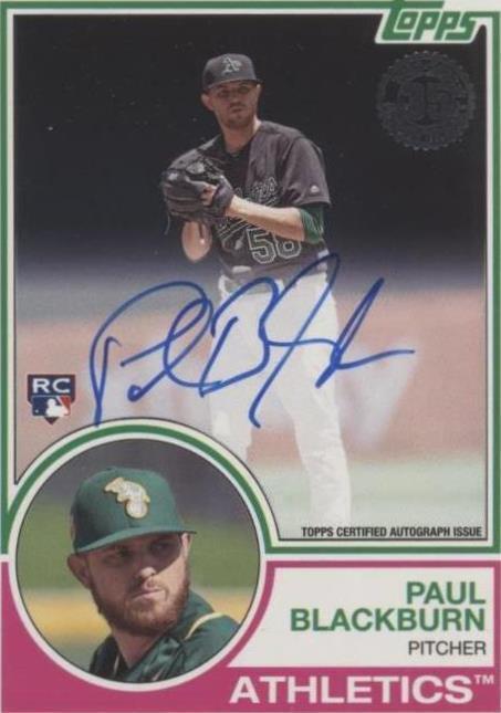 2018 Topps - Paul Blackburn #83A-PB - 1 of 1