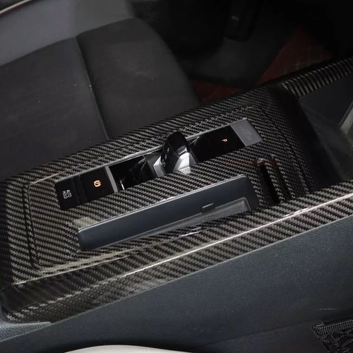 For VW Golf MK8 GTI 2022-2024 Central Console Gear Shift Panel Trim Carbon Fiber - Picture 12 of 14