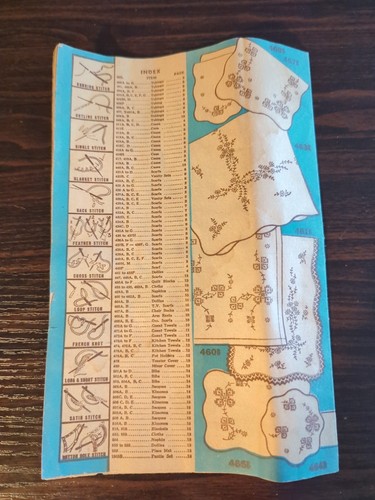 F. W. Woolworth Vogart Embroidery Color Charts, Fall 1960, Vintage, MCM - Picture 2 of 9