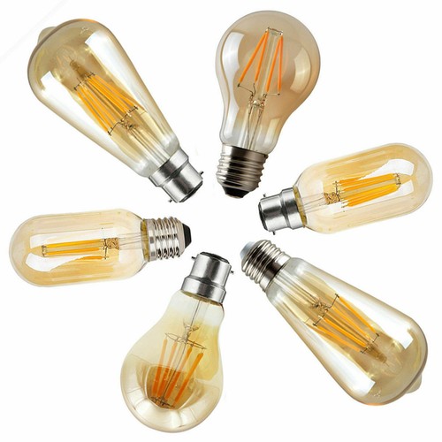 Antik Stil Edison Vintage LED Glühbirnen Industrial Retro Lampen B22 oder E27 - Bild 8 von 184