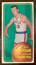 1970-71 Topps Basketball - #140 Billy Cunningham TALL CARD