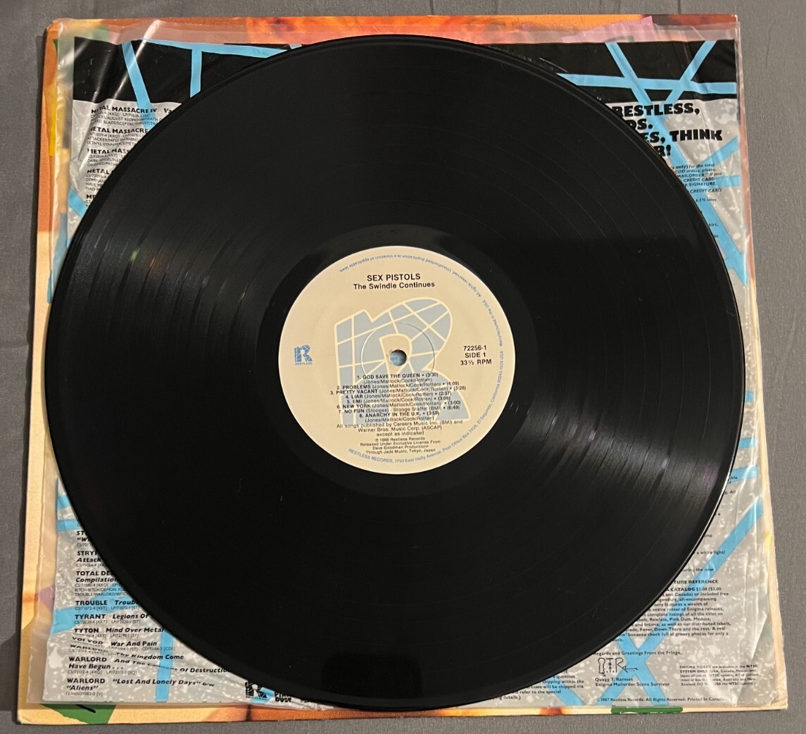 洋楽 Sex Pistols / Swindle Continues Sex Pistols/Ex-Pistols - The Swindle Continues - Vinyl LP