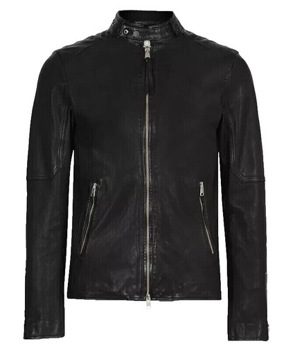 ALLSAINTS ブラック レザージャケット S NIKO BOMBER AllSaints Niko Leather Bomber Jacket | Nordstromrack