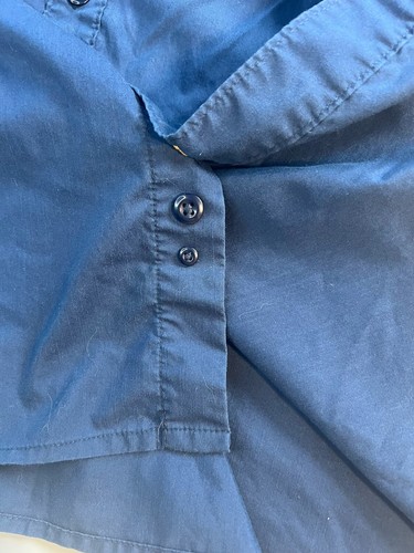 Carhartt Force Men’s Shirt Size 4XL Blue Long Sleeve Relaxed Logo Scott N Murphy - Picture 11 of 14