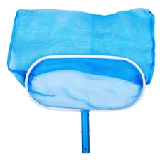 Deluxe Pool Pro Skimmer Leaf Rake Net w/Deep Mesh Bag Heavy Duty Aluminum Frame