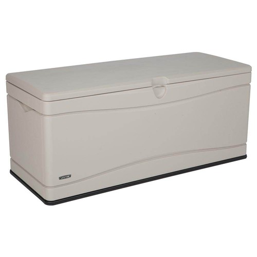 Lifetime Outdoor Deck Box 130-Gal Heavy-Duty Storage Organizer W/ Lockable Lid - Picture 1 of 3