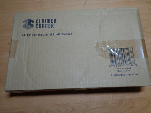 Strap Type With Lip 11.25 Wood Wall Hanging Shelf Bracket Heavy Duty Metal    - Picture 8 of 9