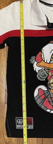Switch Remarkable Limited Edition Scrooge McDuck Money Bag Boys L Polo Shirt - Picture 6 of 12