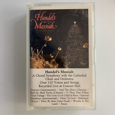 Handel's Messiah Over 120 Voices  Strings Live At Concert Hall Cassette 