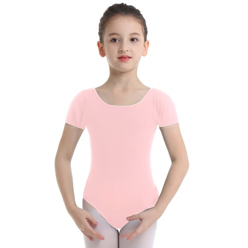 3-12 Girls Ballet Dance Leotard Gymnastics Bodysuit Stretchy Basic Jumpsuit - Picture 16 of 78
