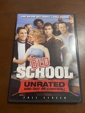 Old School DVD, 2003, Full Screen, Unrated Version Will Ferrell Vince Vaughn