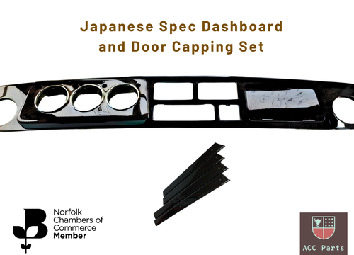 Japanese Spec Dashboard , Door Cappings , Piano Black LHD 3 | Made to Order - Picture 2 of 7
