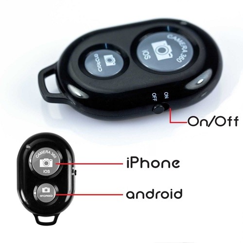GREEN SELFIE STICK MONOPOD BLUETOOTH CAMERA SHUTTER REMOTE FOR iPHONE SAMSUNG - 第 2/2 張圖片